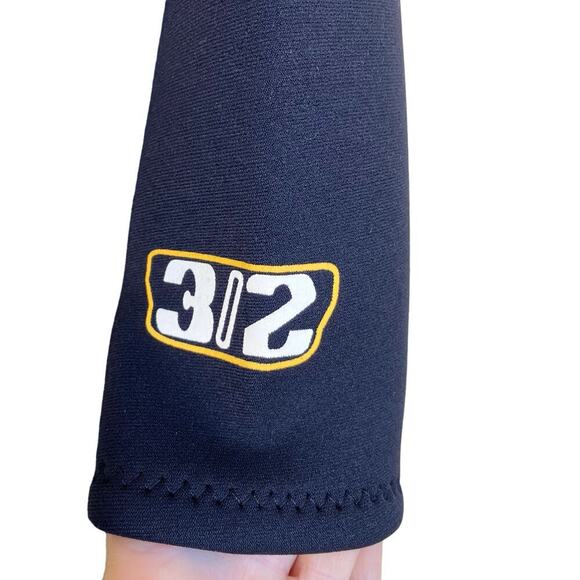 Gladiator Pro Mens Sz S Full Wetsuit 3/2 mm Black Grey Back Zip Closure NWT - Picture 5 of 16